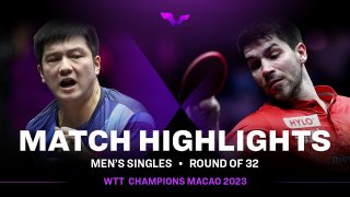 Fan Zhendong vs Patrick Franziska | MS R32 | WTT Champions Macao 2023