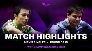 Dimitrij Ovtcharov vs Hugo Calderano | MS R16 | WTT Champions Macao 2023
