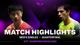 Ma Long vs Hugo Calderano | MS QF | WTT Champions Macao 2023