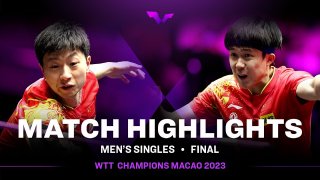 Ma Long vs Wang Chuqin | MS Final | WTT Champions Macao 2023