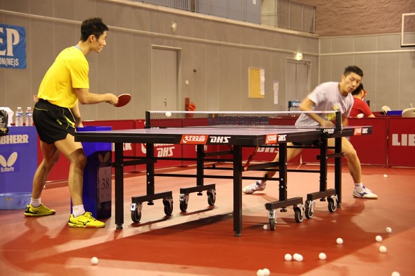 table tennis training