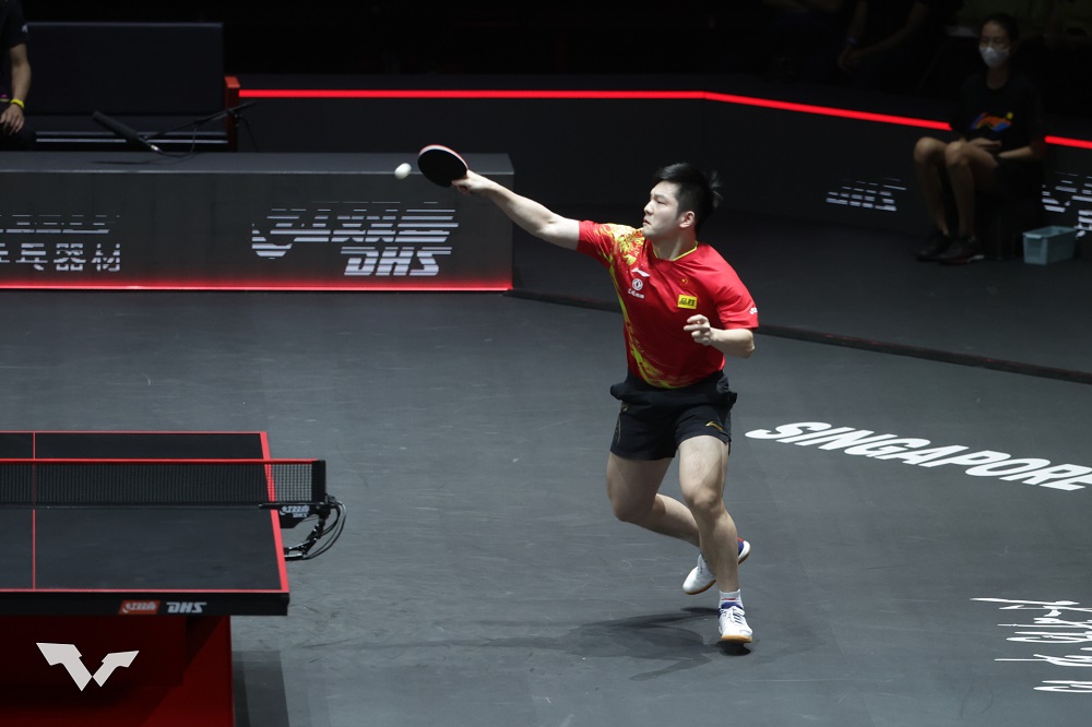 Munich, Germany. 18th Aug, 2022. Table Tennis: European Championship,  Doubles, Women, Final, Samara/Dragoman (Romania) - Polcanova  (Austria)/Sz·cs (Romania): Sofia Polcanova and Bernadette Szocs (r) in  action. Credit: Kolbert-Press/Gamel/dpa/Alamy Live